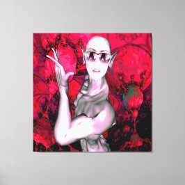 Alien Contact Canvas Afdruk