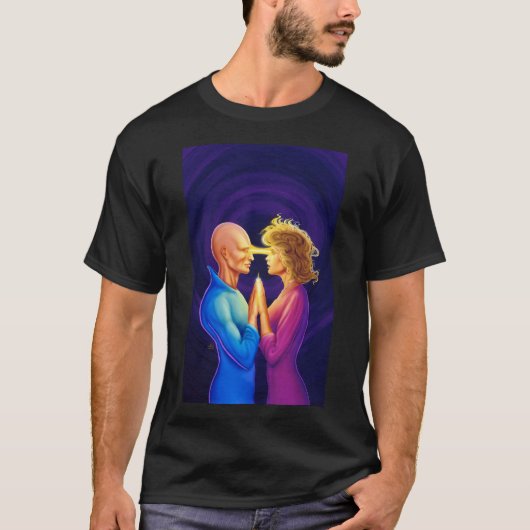 Alien Contact. Et. T-shirt (Voorkant)