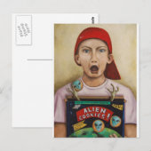 Alien Cookies Briefkaart (Voorkant / Achterkant)