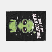 Alien Costume Fleece Deken (Voorkant (Horizontaal))