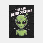Alien Costume  Fleece Deken (Voorkant)
