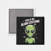 Alien Costume  Magneet (Voorkant / Achterkant)