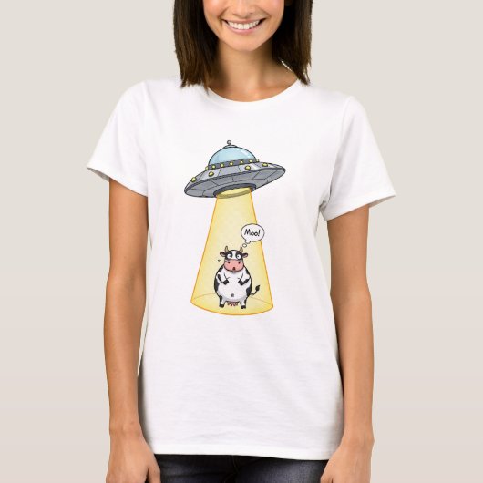 Alien Cow Encounter T-shirt (Voorkant)