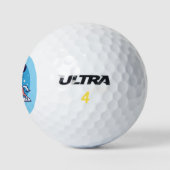 ALIEN COWBOY FUNNY GOLFBAL GOLFBALLEN (Logo)