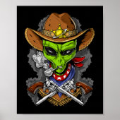 Alien Cowboy Poster (Voorkant)
