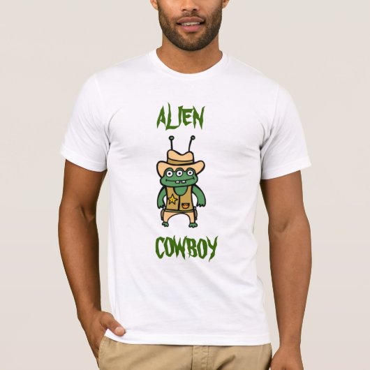 Alien Cowboy T-shirt (Voorkant)