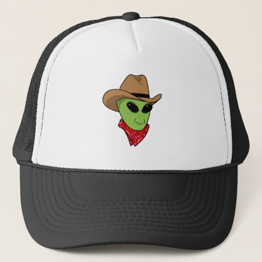 Alien Cowboy Trucker Pet (Voorkant)