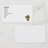 Alien Cowboy Visitekaartje (Voorkant / Achterkant)