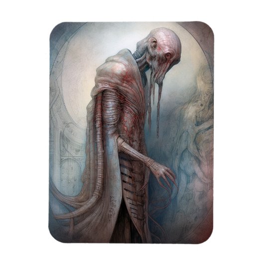 Alien Creature Science Fotion Magneet (Verticaal)