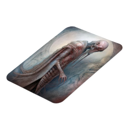 Alien Creature Science Fotion Magneet (Linkerzijde)