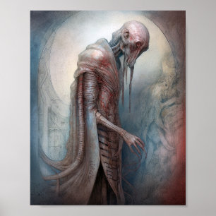 Alien Creature Science Fotion Poster