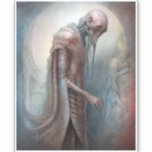 Alien Creature Science Fotion Sticker<br><div class="desc">Fantasy,  Sci-fi & Horror kunst van het Lunarium.</div>