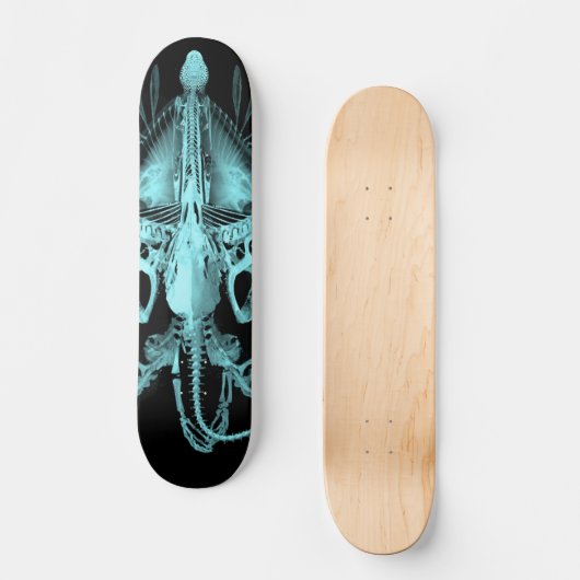 Alien Creature Skeleton Skateboard (Voorkant)
