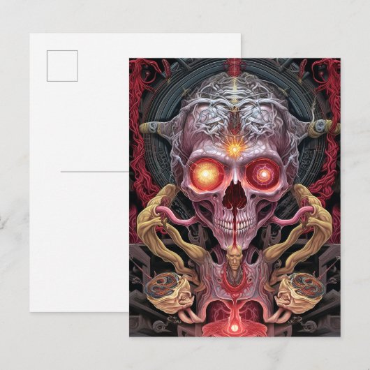 Alien Creature Surreal Horror Art Briefkaart (Voorkant / Achterkant)