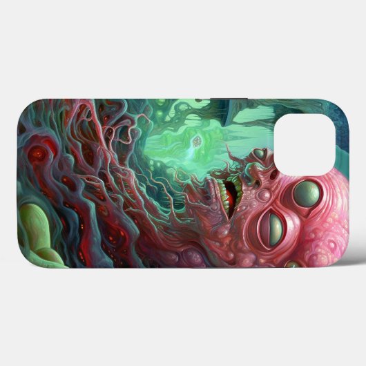 Alien Creature Surreal Horror Art Case-Mate iPhone Case (Achterkant (horizontaal))