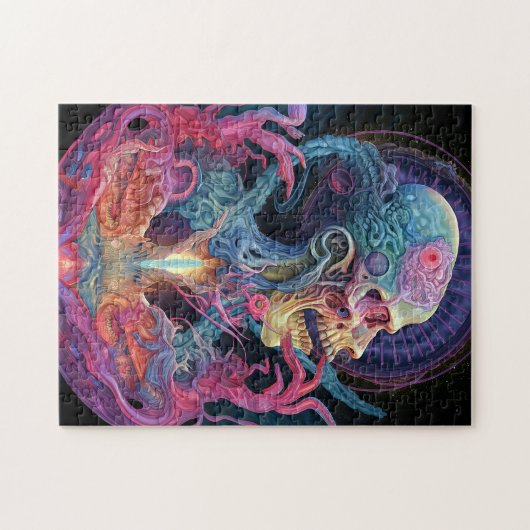 Alien Creature Surreal Horror Art Legpuzzel (Horizontaal)