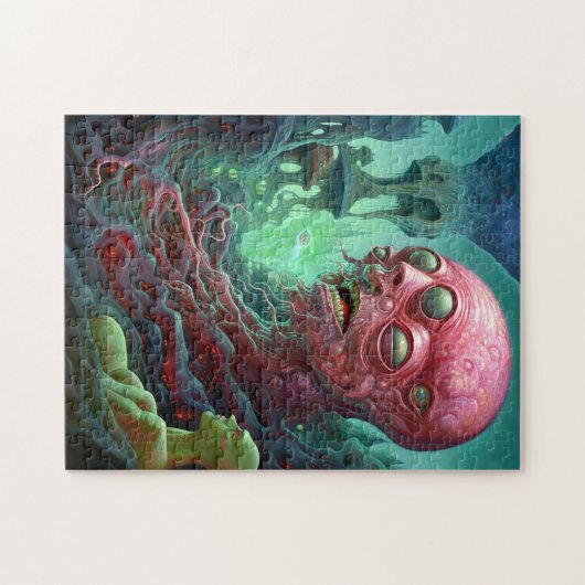 Alien Creature Surreal Horror Art Legpuzzel (Horizontaal)