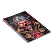 Alien Creature Surreal Horror Art Notitieboek (Rechterzijde)