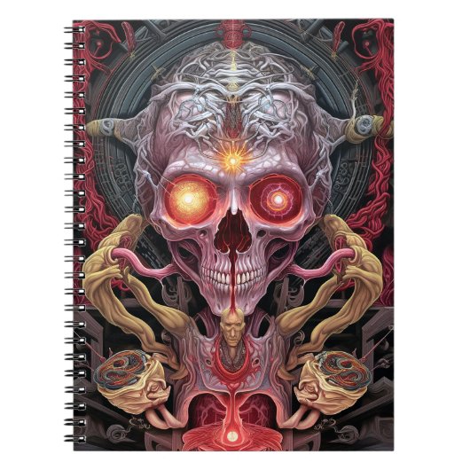 Alien Creature Surreal Horror Art Notitieboek (Voorkant)