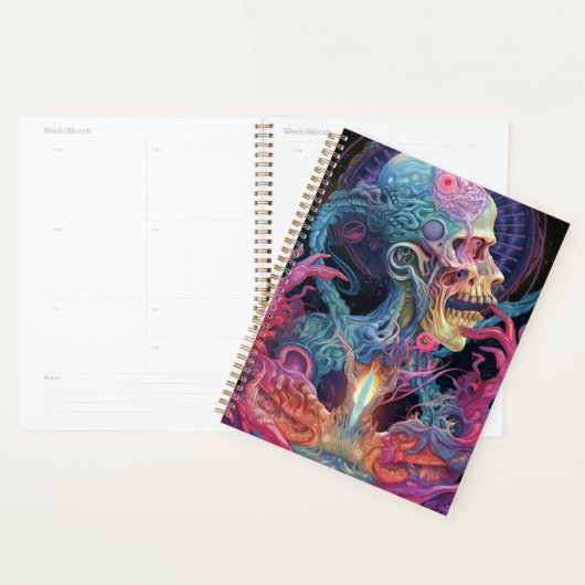 Alien Creature Surreal Horror Art Planner (Display)