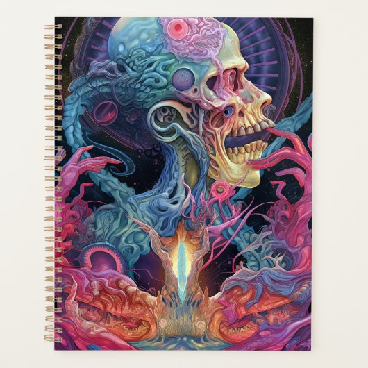 Alien Creature Surreal Horror Art Planner (Voorkant)