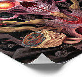 Alien Creature Surreal Horror Art Poster (Hoek)