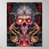 Alien Creature Surreal Horror Art Poster (Voorkant)