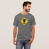 Alien Crossing Dark Apparel T-shirt (Voorkant volledig)