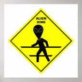 Alien Crossing Poster (Voorkant)