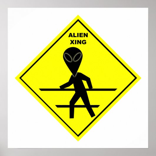 Alien Crossing Poster (Voorkant)