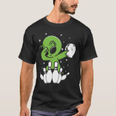 Alien Dabbing - Bowling T-shirt (Voorkant)
