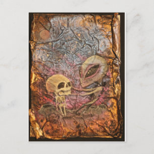 Alien Danse Macabre Briefkaart