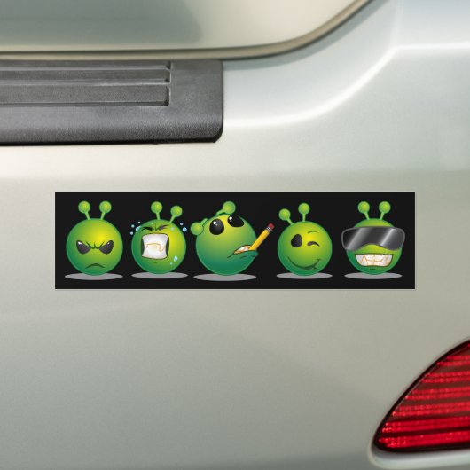 Alien Dark Bumpersticker (Op auto)
