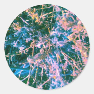 Alien Dark Sci-fi virus Ronde Sticker