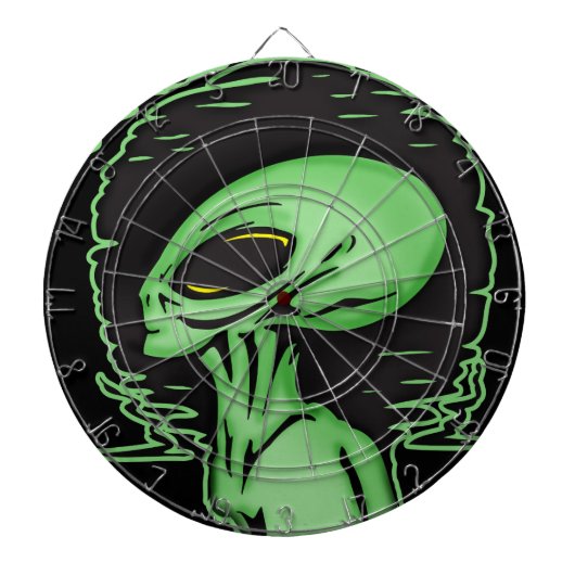Alien Dartboard Dartbord (Voorkant)