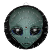 Alien Dartboard E.T. Cool Alien Gifts ET Dartboard Dartbord (Voorkant)
