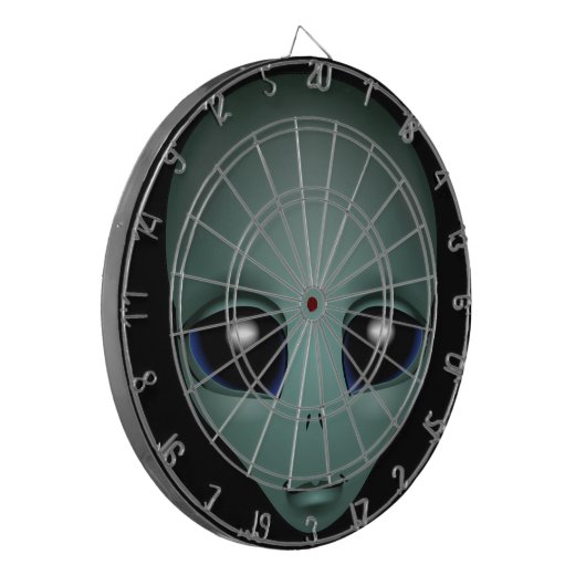 Alien Dartboard E.T. Cool Alien Gifts ET Dartboard Dartbord (Voorkant Links)