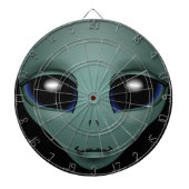 Alien Dartboard E.T. Cool Alien Gifts ET Dartboard Dartbord (Voorkant)