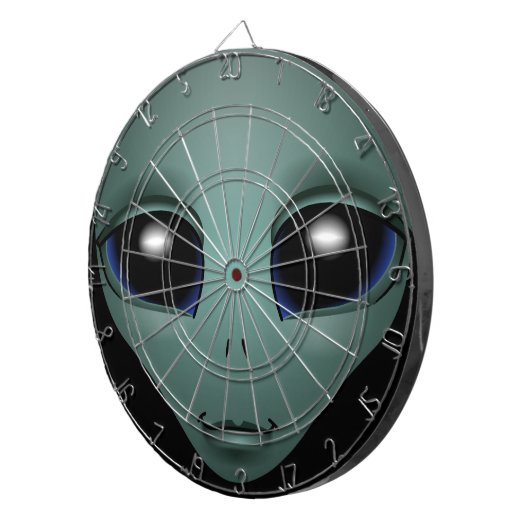 Alien Dartboard E.T. Cool Alien Gifts ET Dartboard Dartbord (Voorkant Rechts)