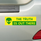 ALIEN De waarheid is er in de Bumpersticker (Op auto)
