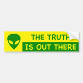 ALIEN De waarheid is er in de Bumpersticker (Voorkant)