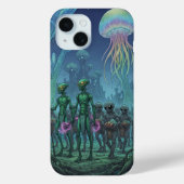 Alien Deep Sea Encounter Case-Mate iPhone Case (Achterkant)