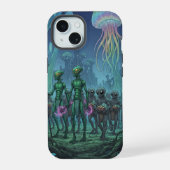 Alien Deep Sea Encounter iPhone 15 Case (Achterkant)