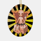 Alien Dice-ornament Keramisch Ornament (Rechts)