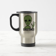 Alien Digital Art-groeten 