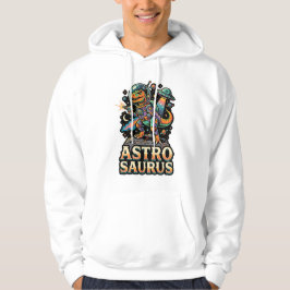 Alien Dinosaurus Astro Saurus: Retro Astronaut Rui Hoodie
