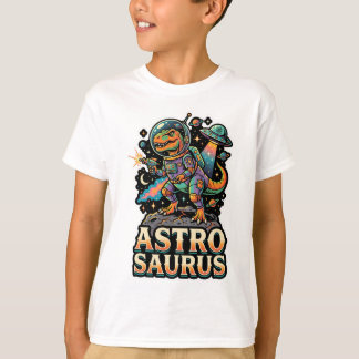 Alien Dinosaurus Astro Saurus: Retro Ruimtevaarder T-shirt