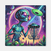 Alien Disc Golf Magneet (Voorkant)