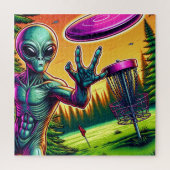 Alien Disc Golf Pin Basket Legpuzzel (Verticaal)