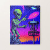 Alien Disc Golf Puzzel Legpuzzel (Verticaal)